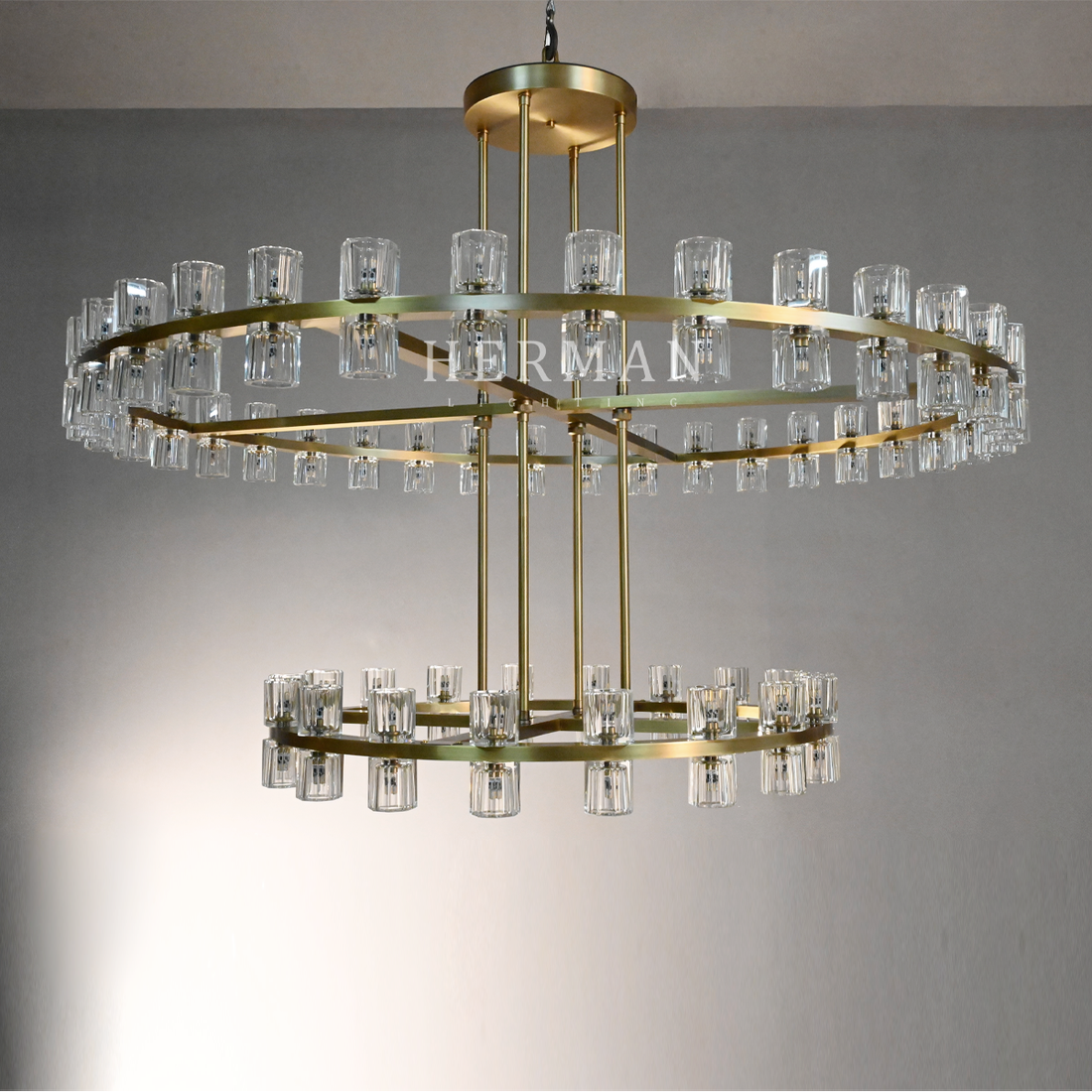 Arcachon led Tier Round Chandelier 60"