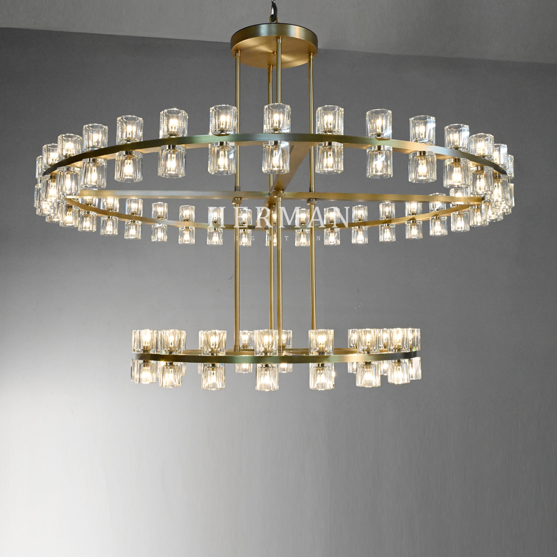 Arcachon led Tier Round Chandelier 60"