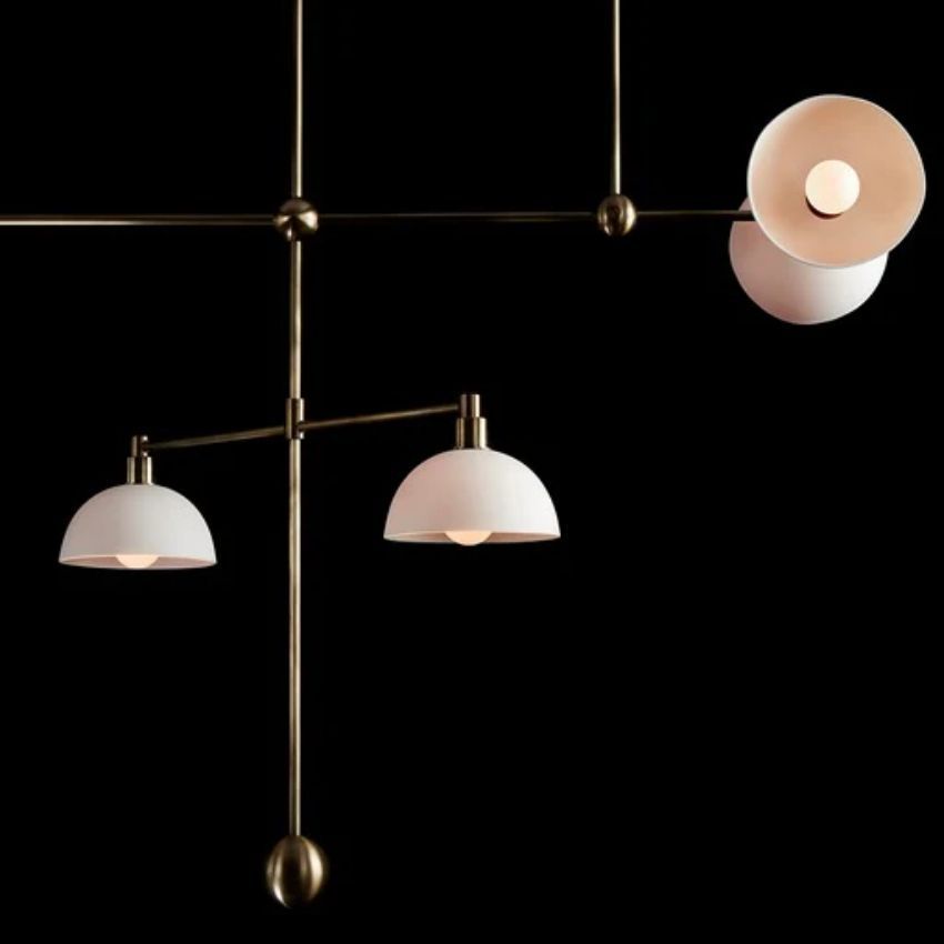 Modern Linear 7-Arm Chandelier