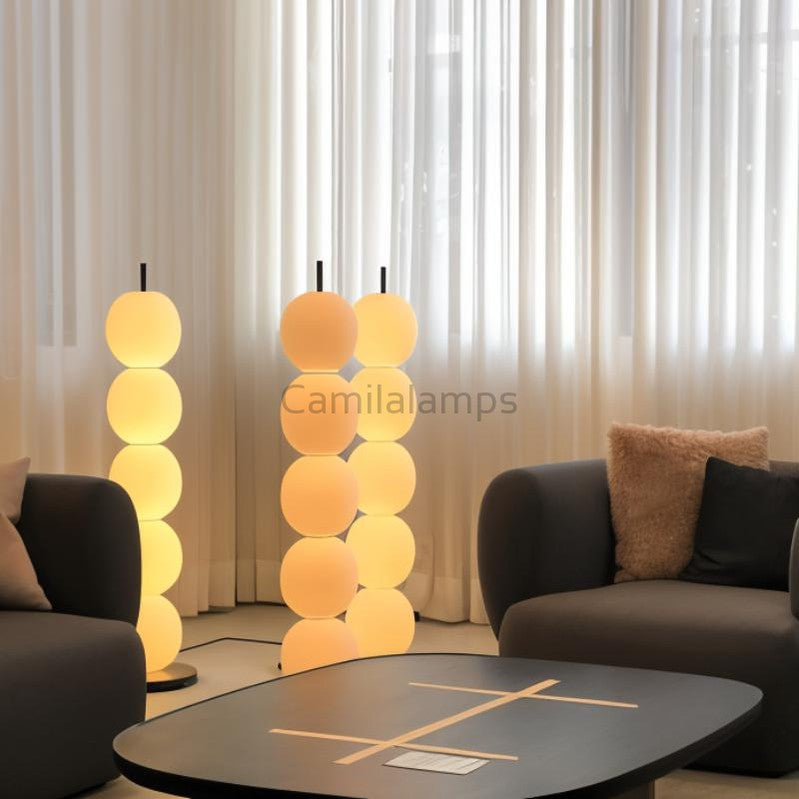 Beaded Floor Lamp for Living Room Lighting