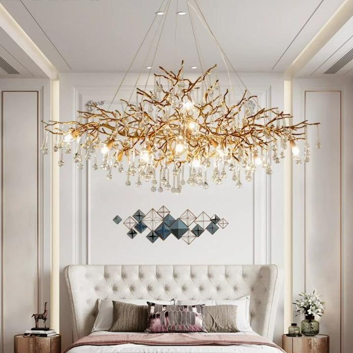 Doris Branch Crystal Chandelier Light