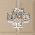 Harriet Modern Luxury Layered Crystal Chandelier - Ineffable Lighting