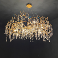 Avis Crystal Raindrop Branch Chandelier - Ineffable Lighting