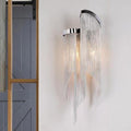 Kevin Flavio Modern Aluminum Chain Tassel Wall Sconce Wall Sconce Kevinstudiolives   