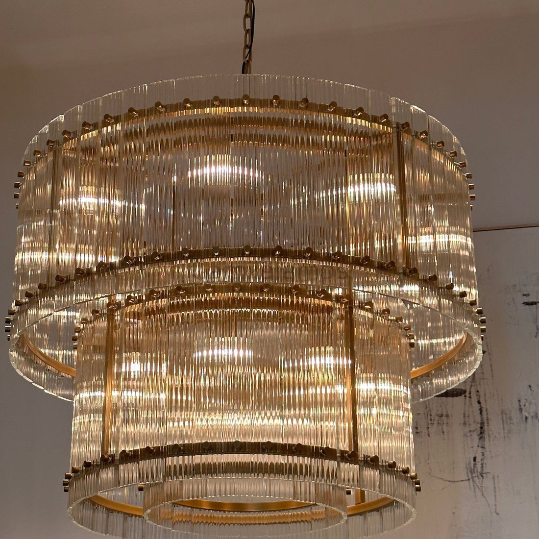 Marcus 4-Tier Round Chandelier 60"（customize）