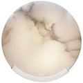 Kevin Biance Modern Melange Alabaster Round Wall Sconce For Bedroom Wall Light Fixtures Kevinstudiolives Polished Nickel  