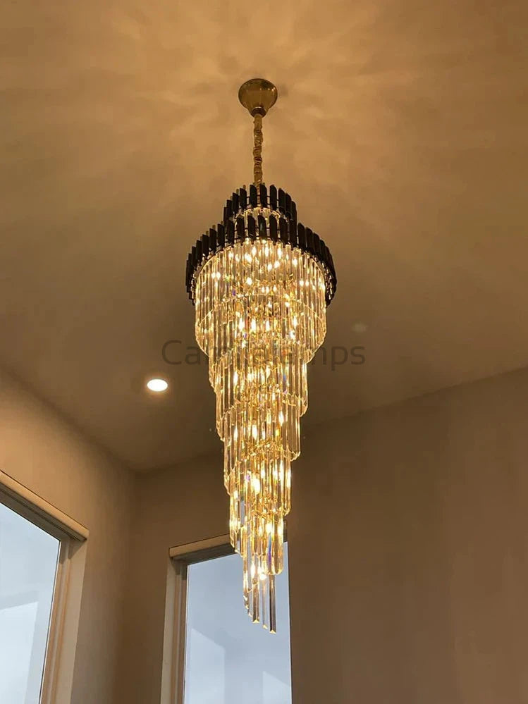 Cyrus Multiple Tier Crystal Chandelier