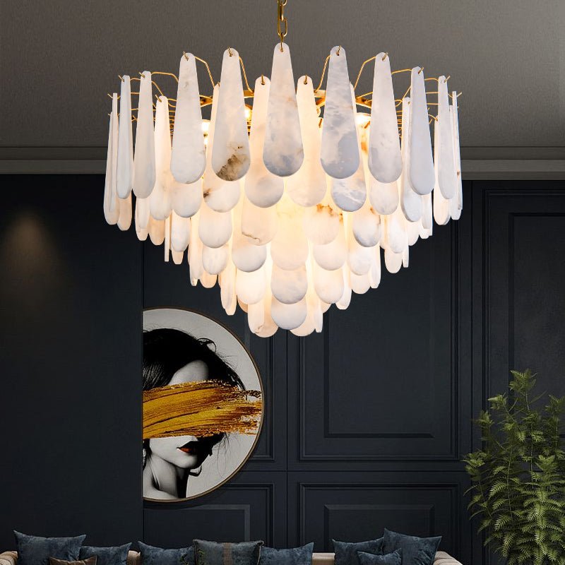 Patra Alabaster Chandelier Light