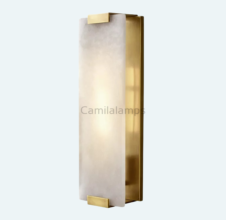 Ravage Alabaster Grand Sconce