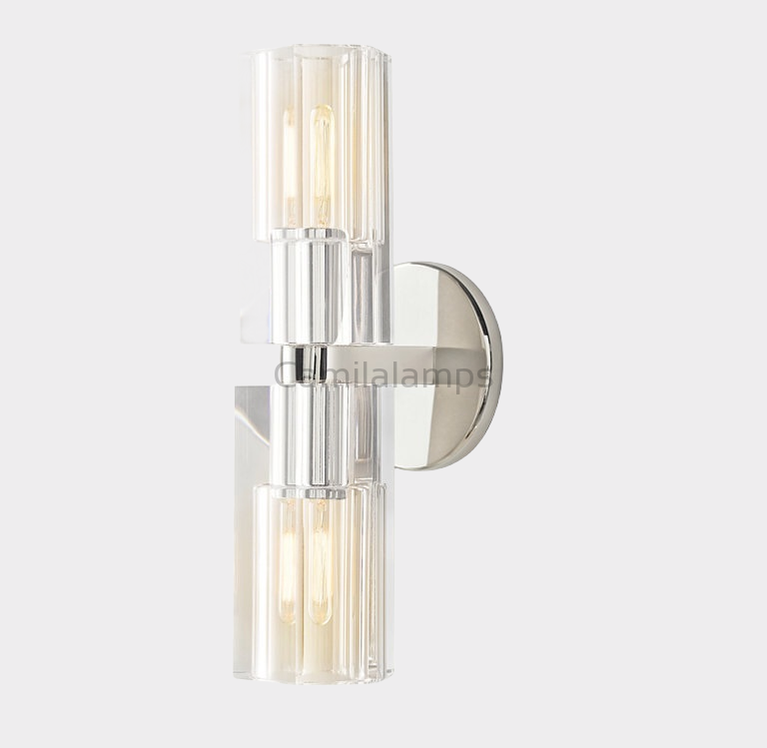 Arcachon Crystal Linear Wall Sconce 13"H