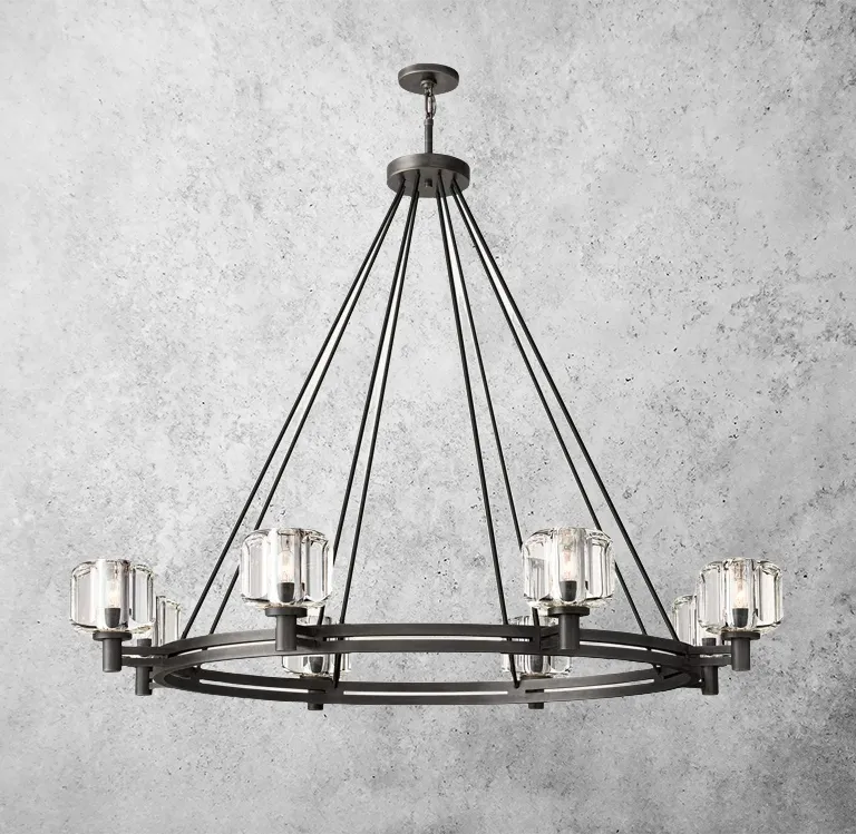 Demaret Double Round Chandelier " 48