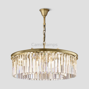 Odeon Crystal Round Chandelier 32"