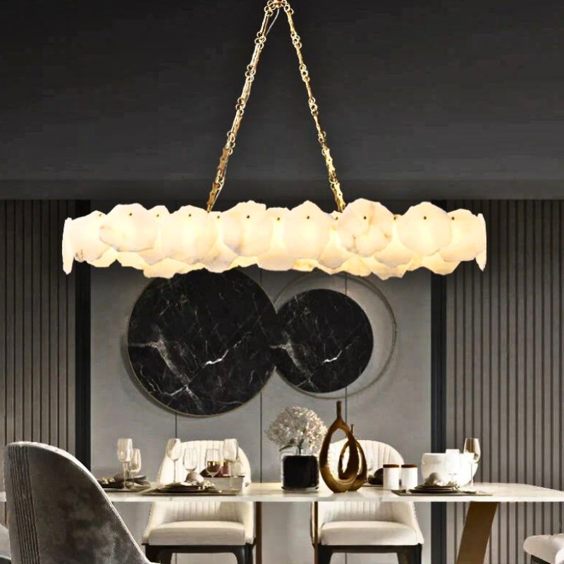 Shatkon Alabaster Chandelier Light