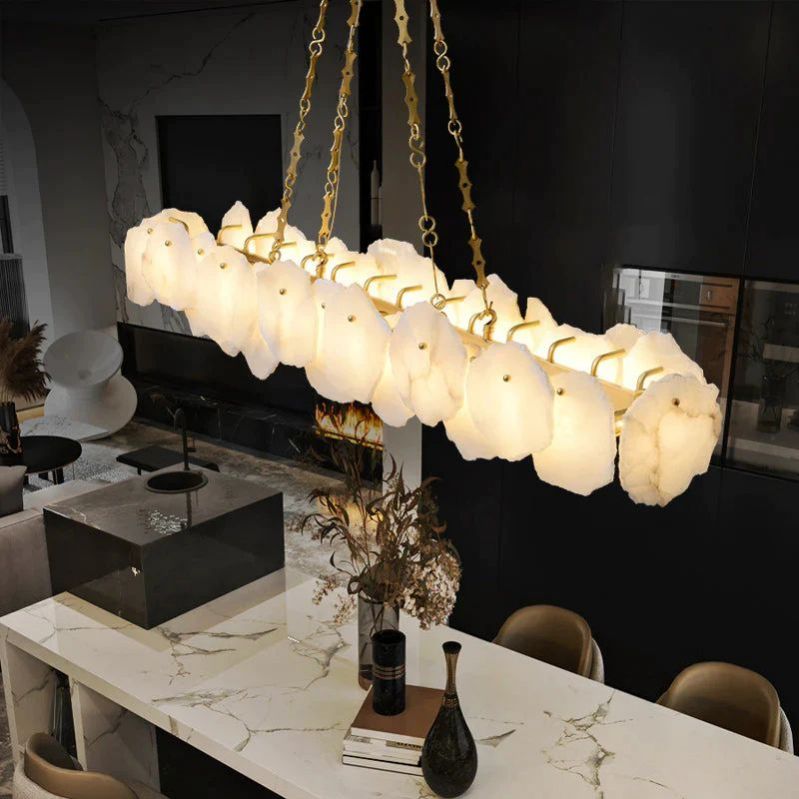 Shatkon Alabaster Chandelier Light