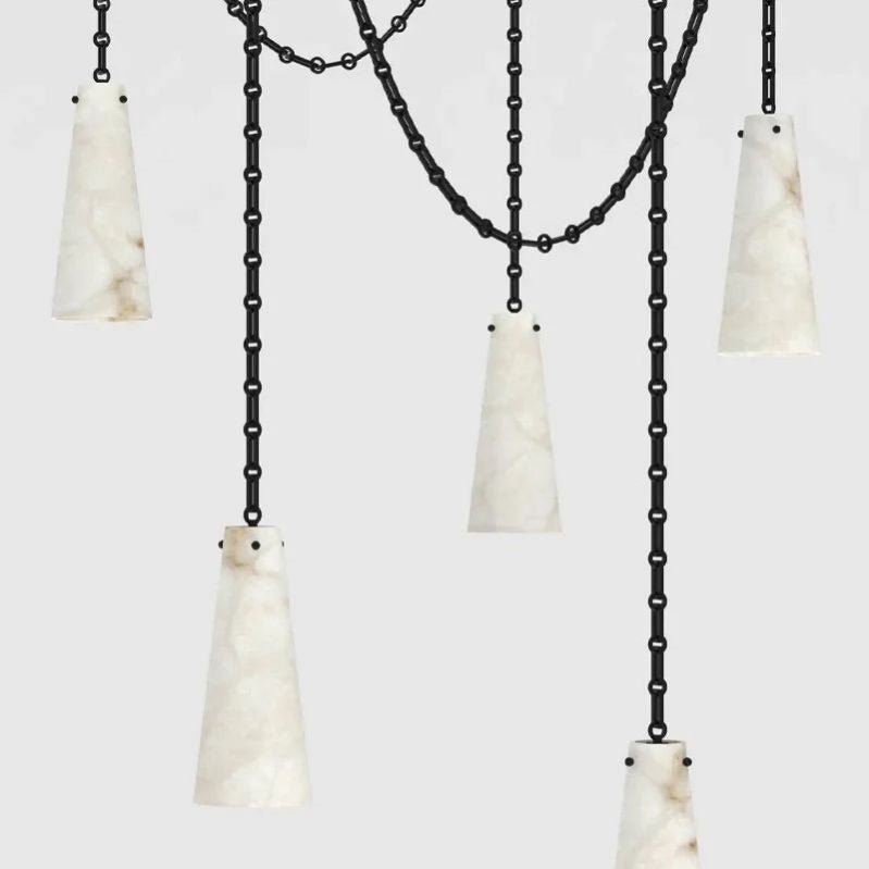 Yubi Alabaster Chandelier