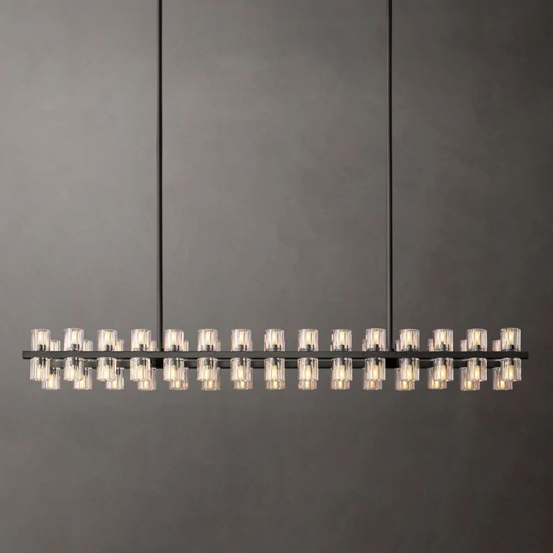 Arcachon Led Rectangular Chandelier 54"